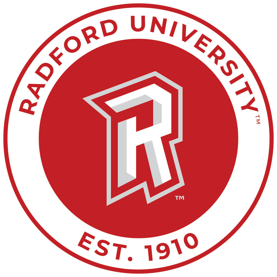 Radford University Highlanders Round Vinyl Decal Sticker Officially Licensed Collegiate Product Image 1