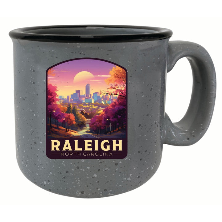 Raleigh North Carolina City of Oaks Design Souvenir 16 oz Ceramic camping mug Image 4