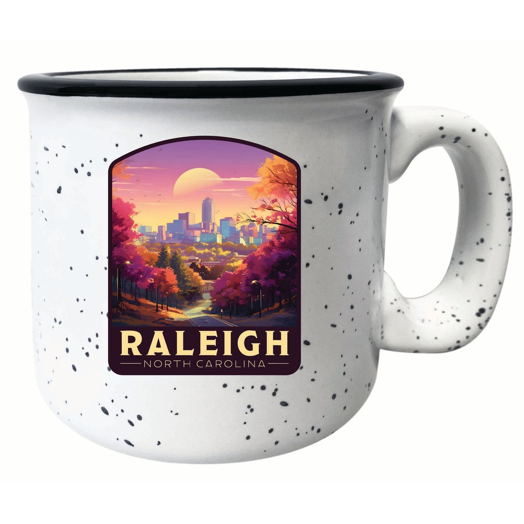 Raleigh North Carolina City of Oaks Design Souvenir 16 oz Ceramic camping mug Image 6