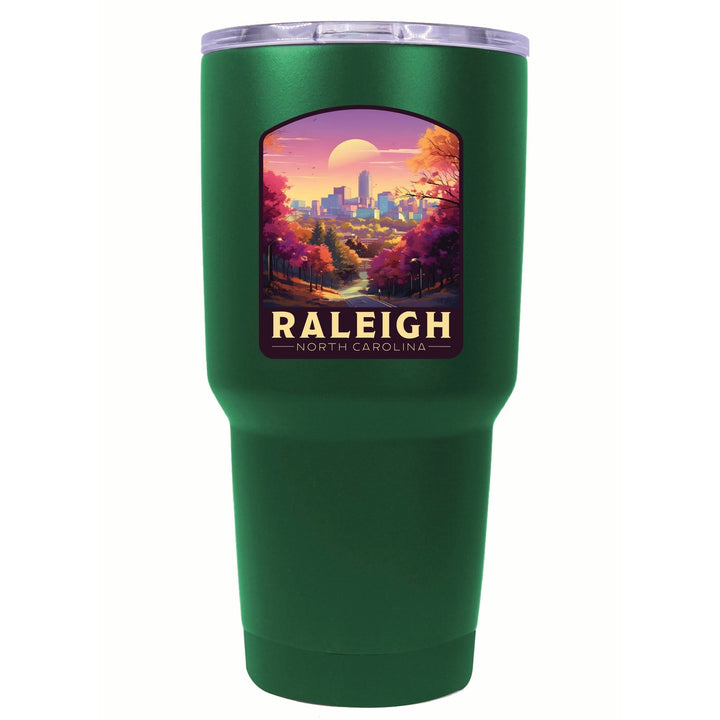 Raleigh North Carolina City of Oaks Design Souvenir 24 oz Insulated Stainless Steel Tumbler Image 3