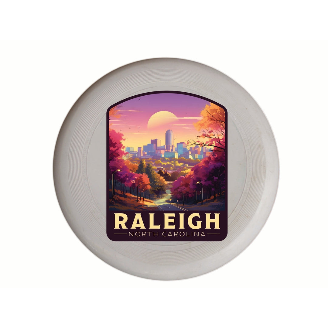 Raleigh North Carolina City of Oaks Design Souvenir Frisbee Flying Disc Image 1