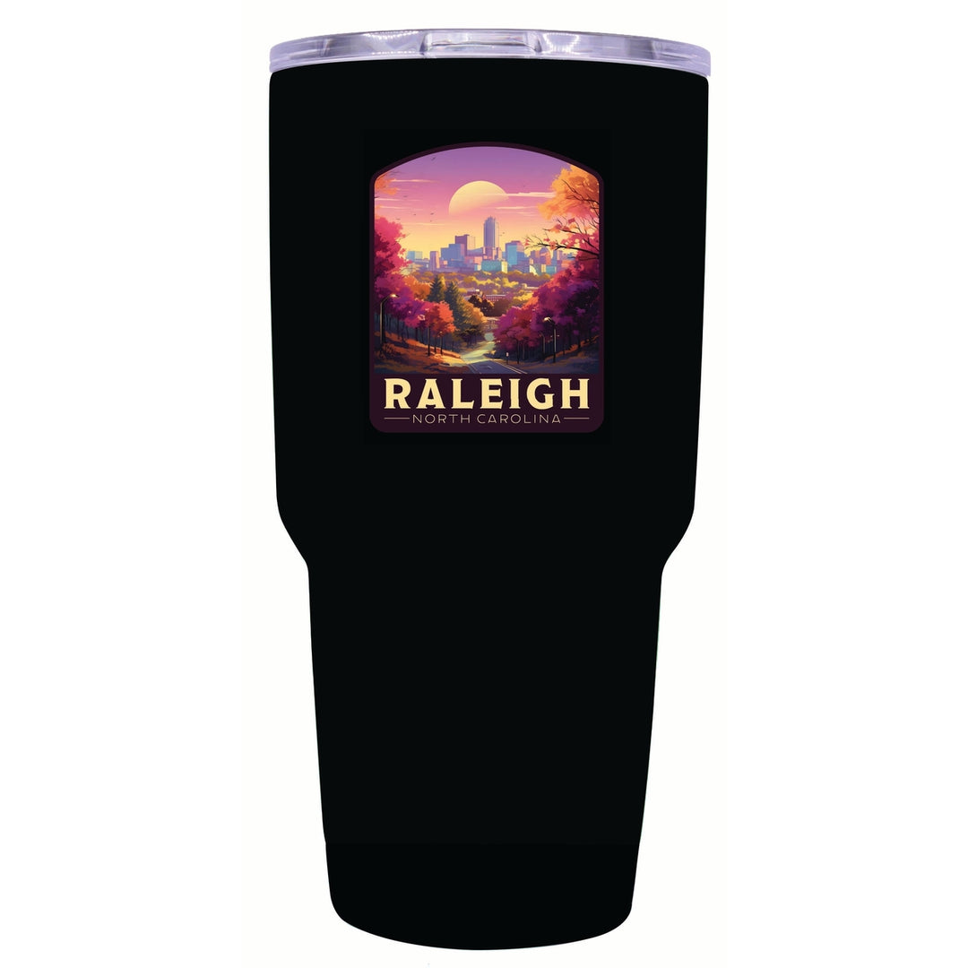 Raleigh North Carolina City of Oaks Design Souvenir 24 oz Insulated Stainless Steel Tumbler Image 4