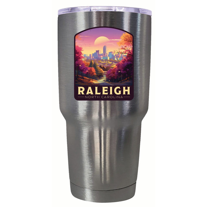 Raleigh North Carolina City of Oaks Design Souvenir 24 oz Insulated Stainless Steel Tumbler Image 8