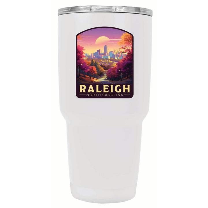 Raleigh North Carolina City of Oaks Design Souvenir 24 oz Insulated Stainless Steel Tumbler Image 9