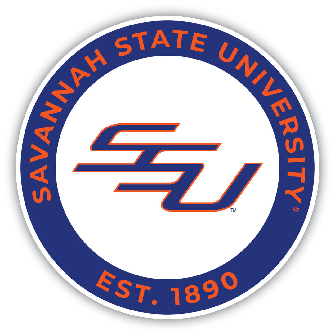 Savannah State University Round Magnet Officially Licensed Collegiate Product Image 1