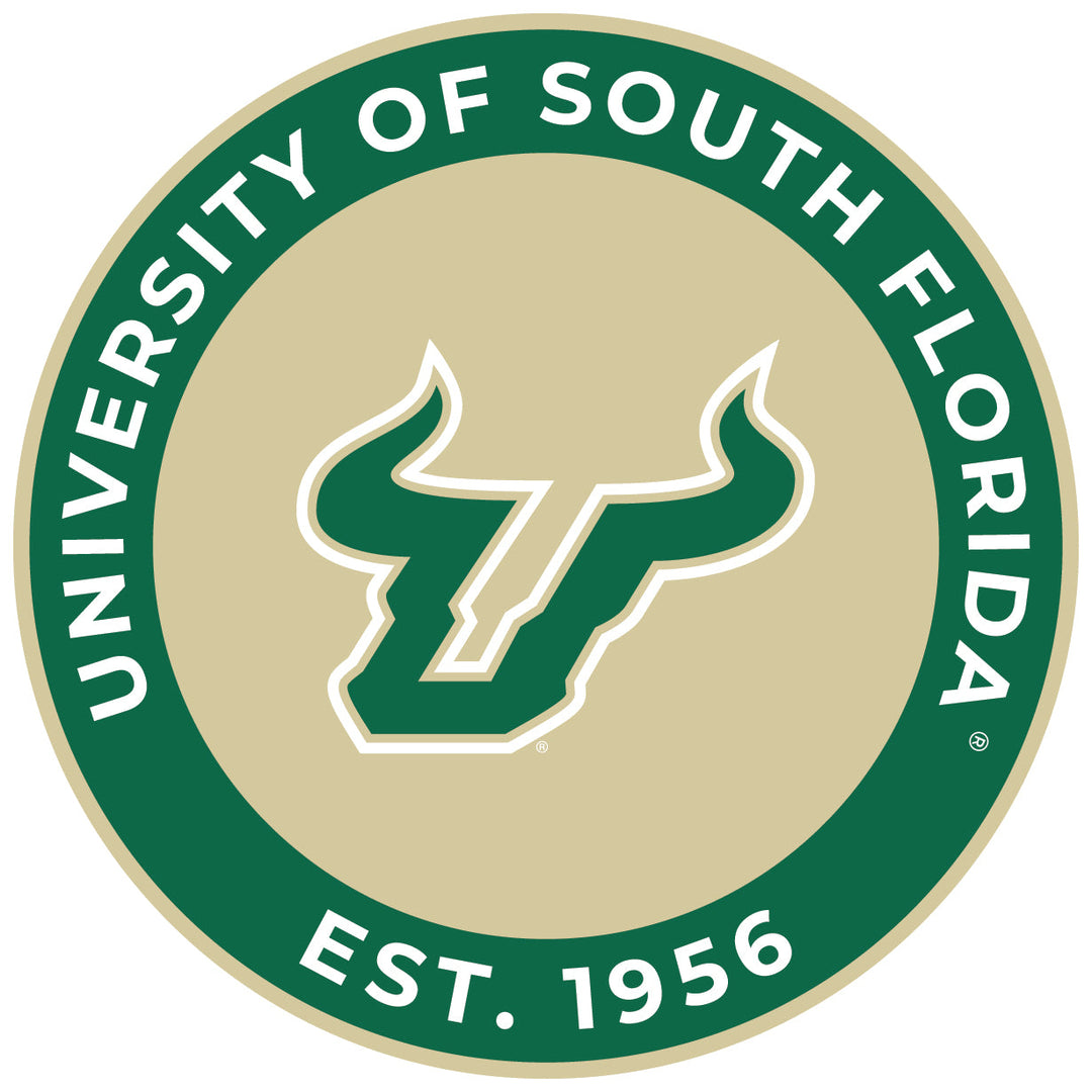 South Florida Bulls Round Magnet Officially Licensed Collegiate Product Image 1