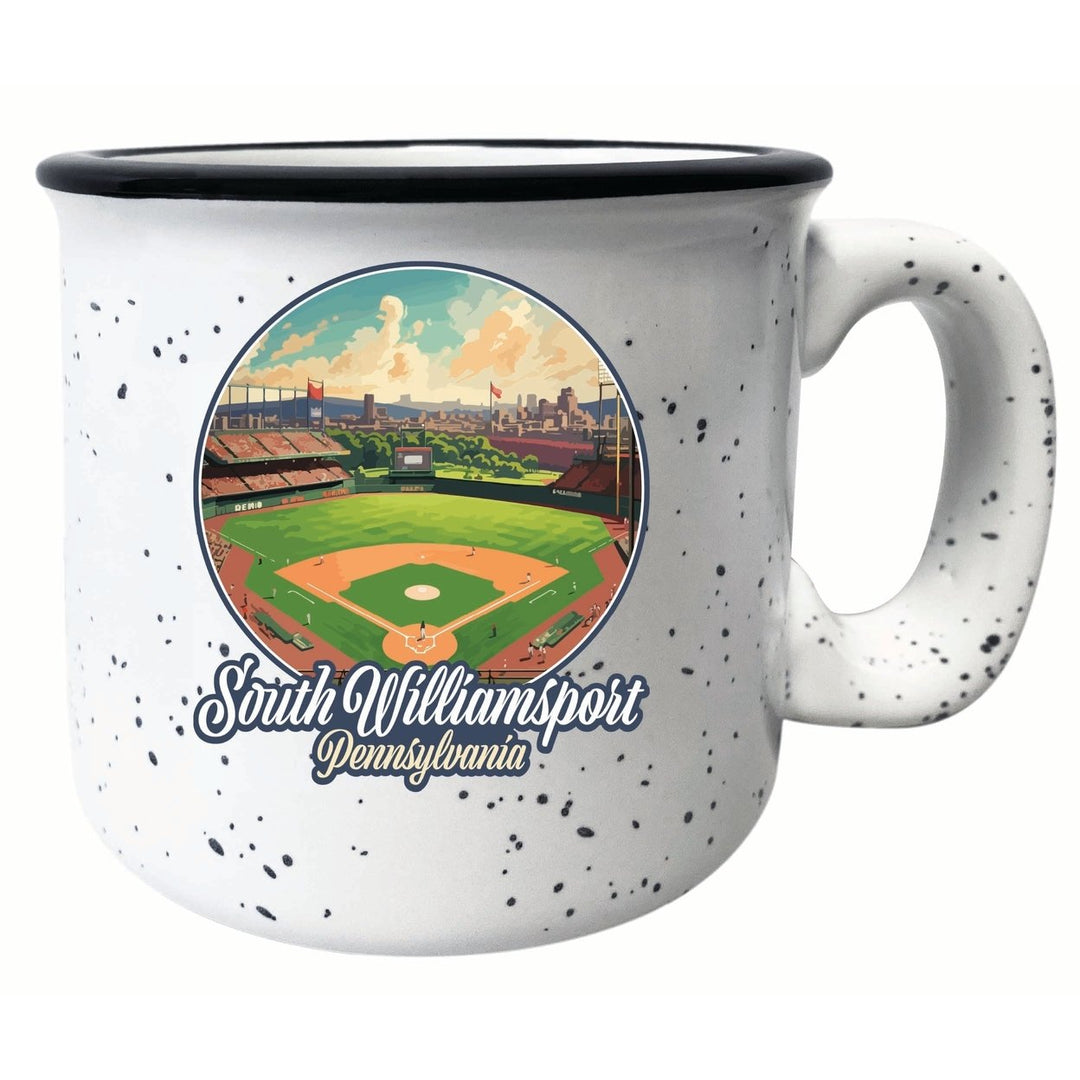 South Williamsport Pennsylvania Baseball Diamond Design Souvenir 16 oz Ceramic camping mug Image 1