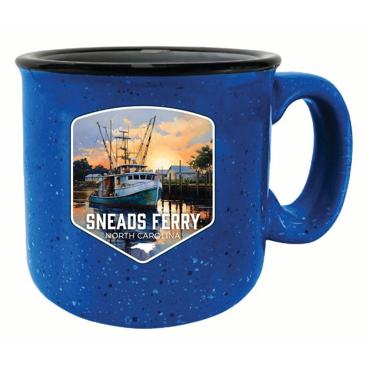 Sneads Ferry North Carolina Shrimp Boat Design Souvenir 16 oz Ceramic camping mug Image 4