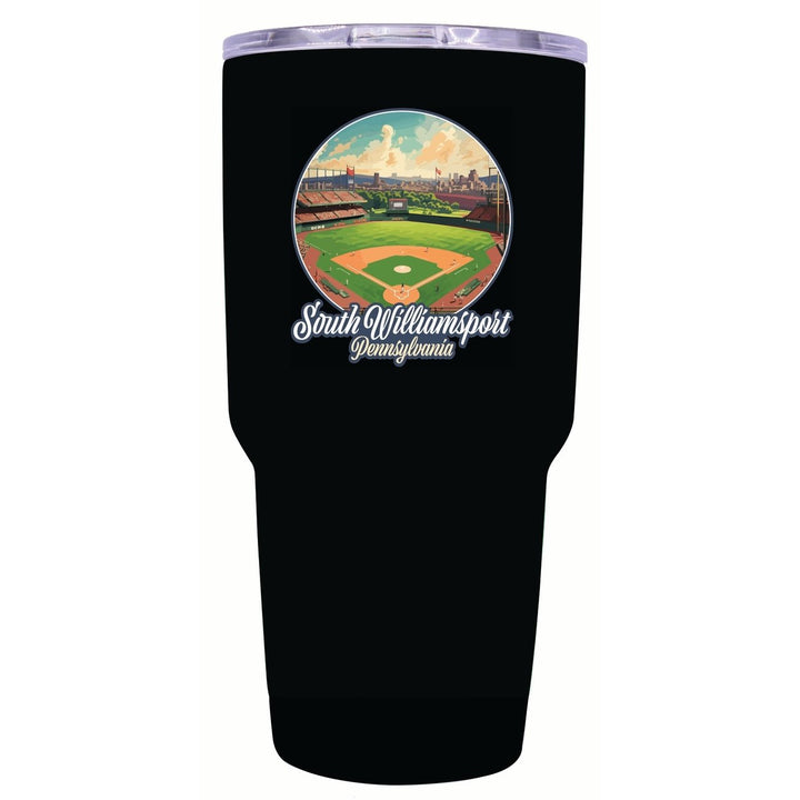 South Williamsport Pennsylvania Baseball Diamond Design Souvenir 24 oz Insulated Stainless Steel Tumbler Image 1