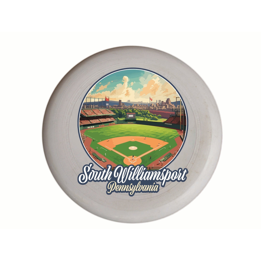 South Williamsport Pennsylvania Baseball Diamond Design Souvenir Frisbee Flying Disc Image 1