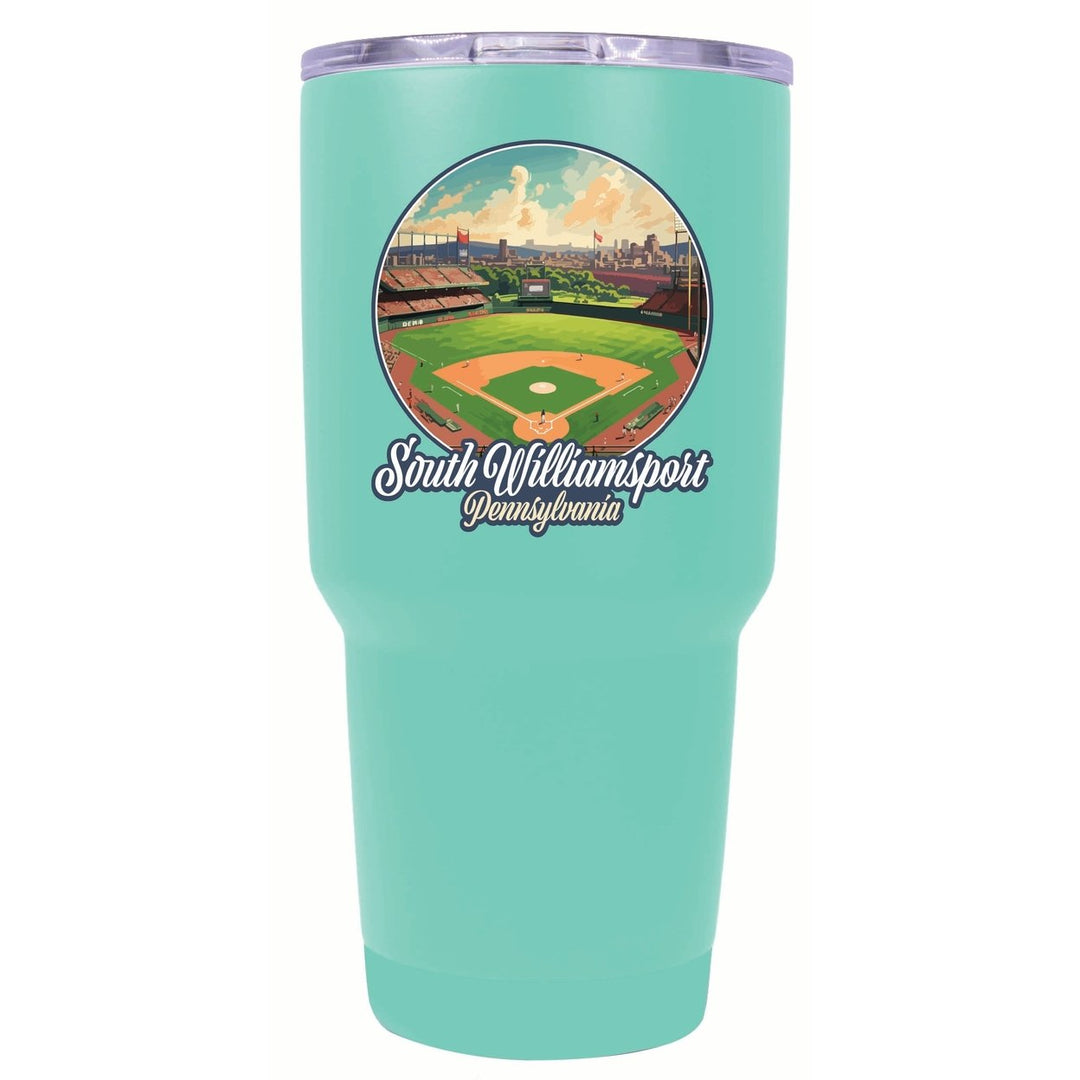 South Williamsport Pennsylvania Baseball Diamond Design Souvenir 24 oz Insulated Stainless Steel Tumbler Image 1