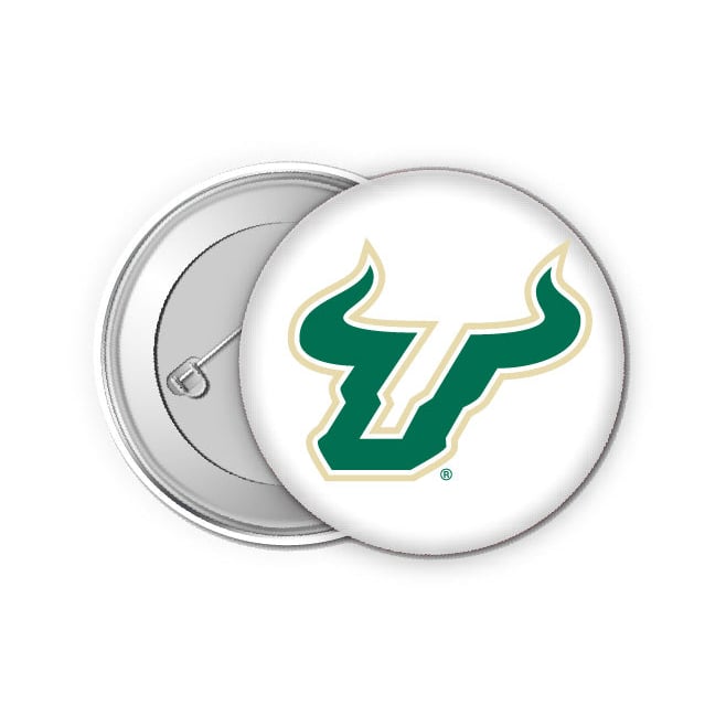 South Florida Bulls Small 1-Inch Button Pin 4 Pack Officially Licensed Collegiate Product Image 1