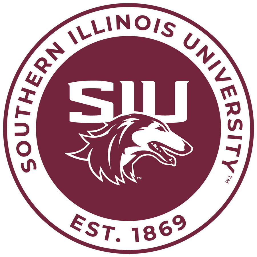 Southern Illinois Salukis Round Magnet Officially Licensed Collegiate Product Image 1