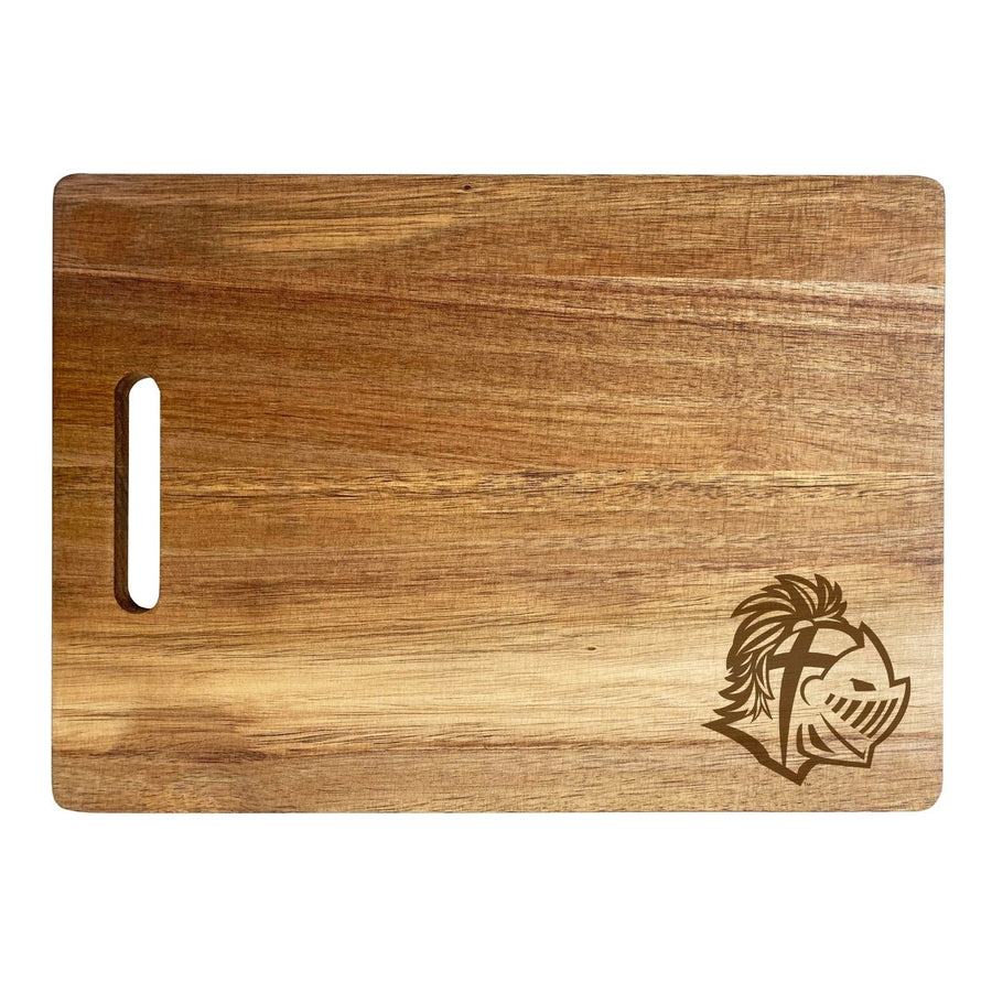 Southern Wesleyan University Engraved Wooden Cutting Board 10" x 14" Acacia Wood Officially Licensed Collegiate Product Image 1