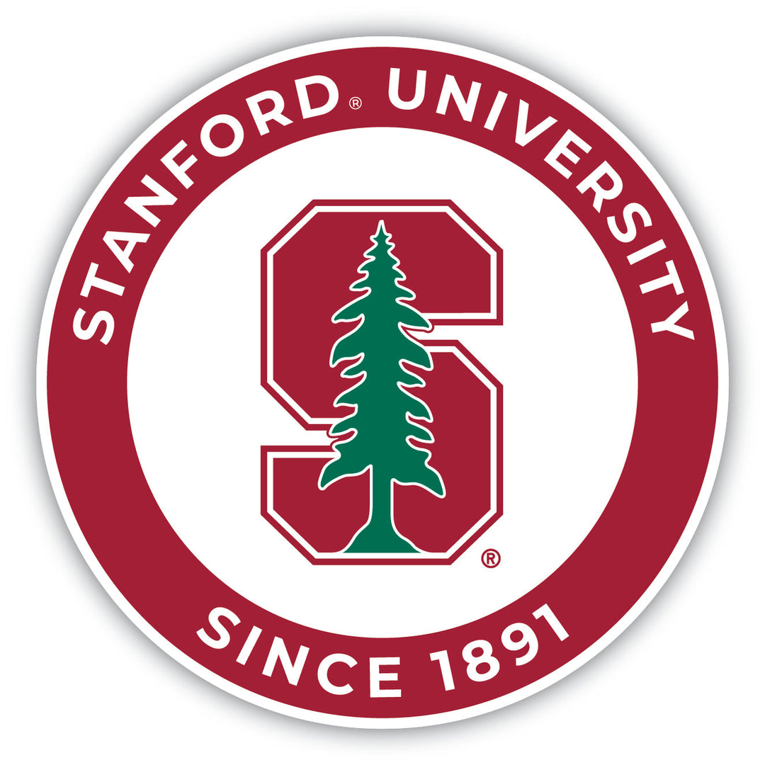 Stanford University Round Vinyl Decal Sticker Officially Licensed Collegiate Product Image 1