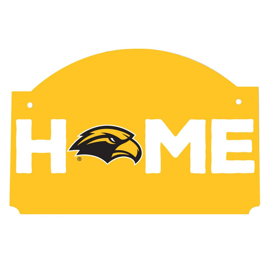 Southern Mississippi Golden Eagles Wood Sign Flat with String Officially Licensed Collegiate Product Image 1