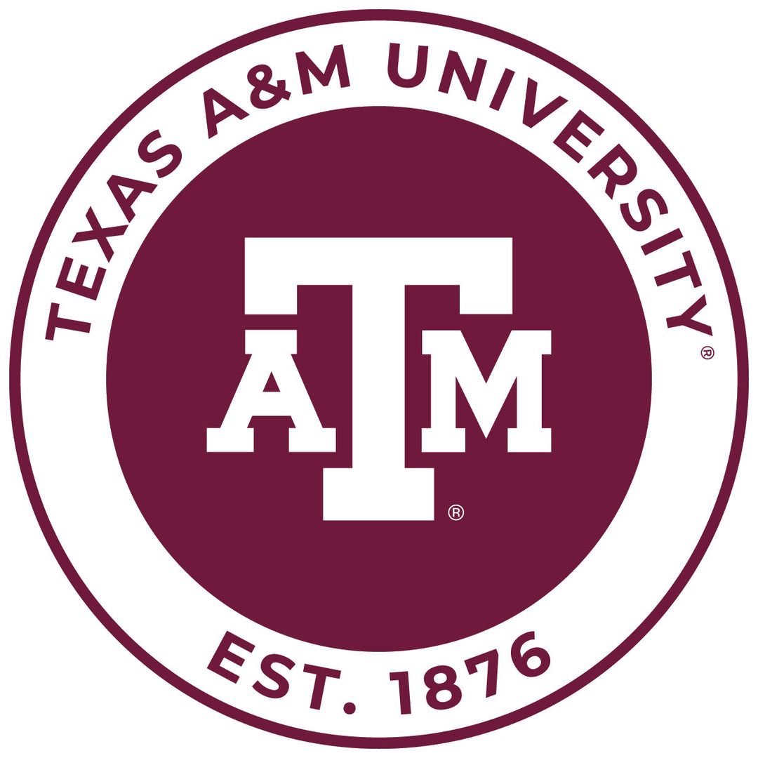 Texas AandM Aggies Round Magnet Officially Licensed Collegiate Product Image 1