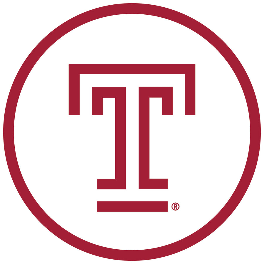 Temple University Round Magnet Officially Licensed Collegiate Product Image 1