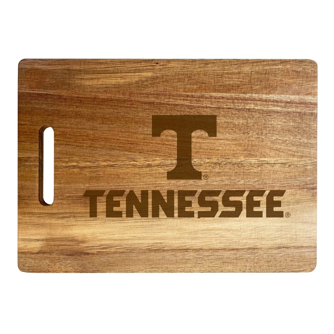 Tennessee Knoxville Engraved Wooden Cutting Board 10" x 14" Acacia Wood Officially Licensed Collegiate Product Image 1