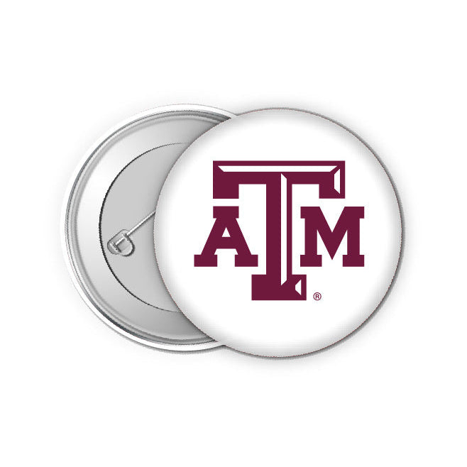 Texas AandM Aggies Small 1-Inch Button Pin 4 Pack Officially Licensed Collegiate Product Image 1