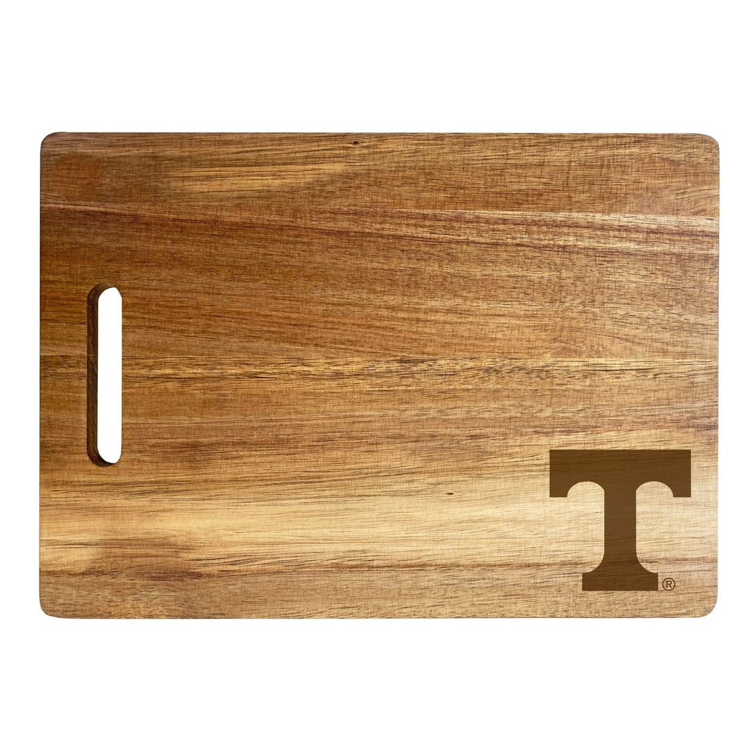 Tennessee Knoxville Engraved Wooden Cutting Board 10" x 14" Acacia Wood Officially Licensed Collegiate Product Image 1