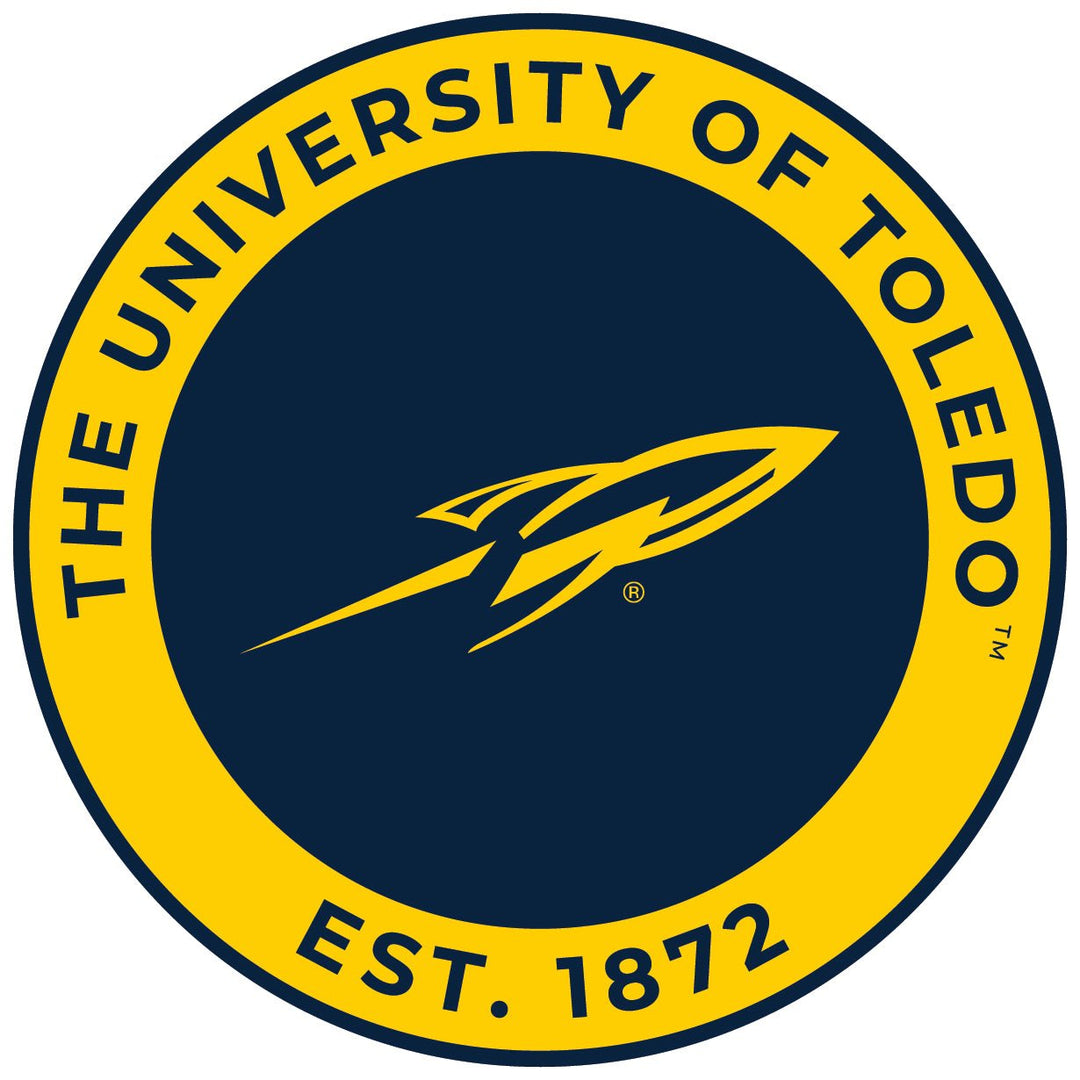 Toledo Rockets Round Magnet Officially Licensed Collegiate Product Image 1