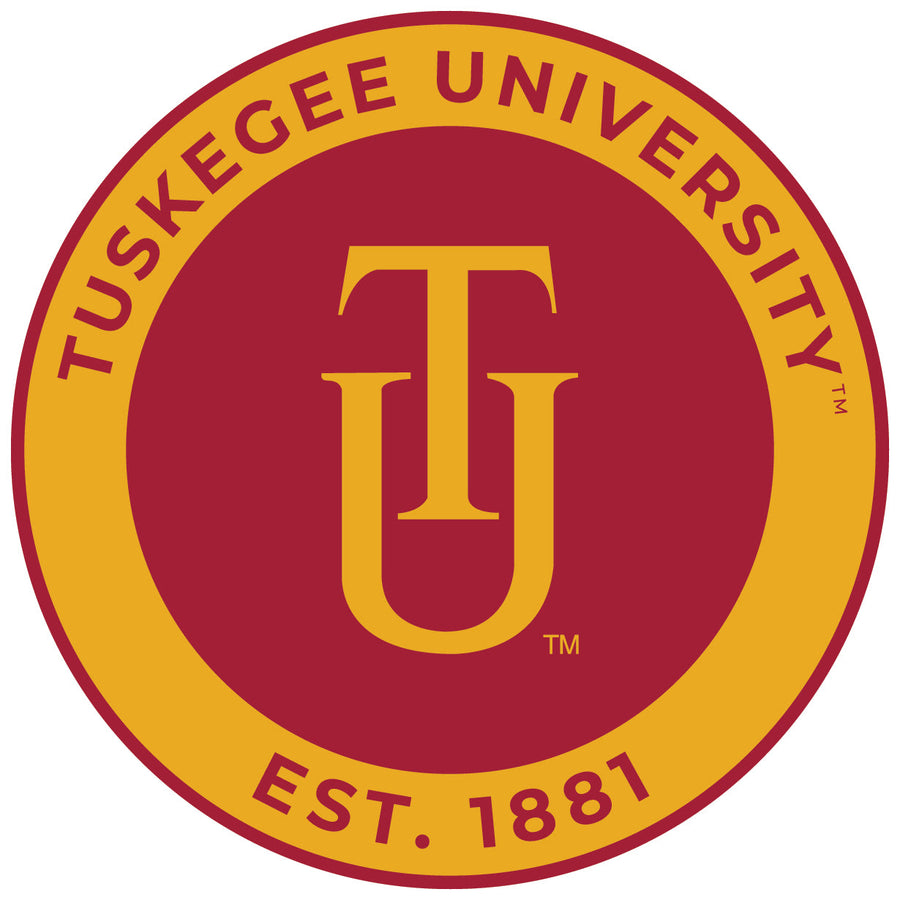 Tuskegee University Round Vinyl Decal Sticker Officially Licensed Collegiate Product Image 1