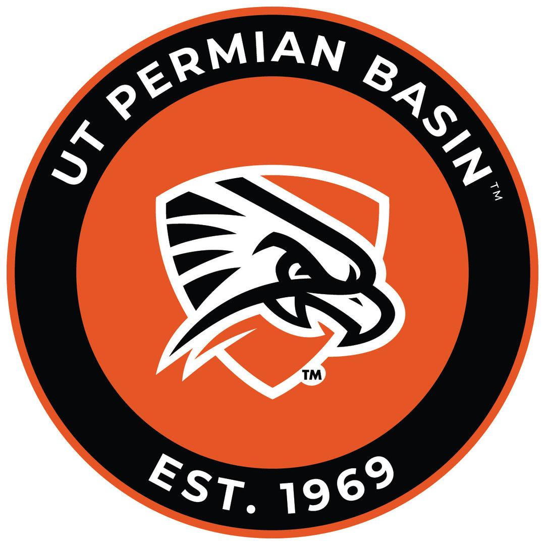 University of Texas of the Permian Basin Round Vinyl Decal Sticker Officially Licensed Collegiate Product Image 1