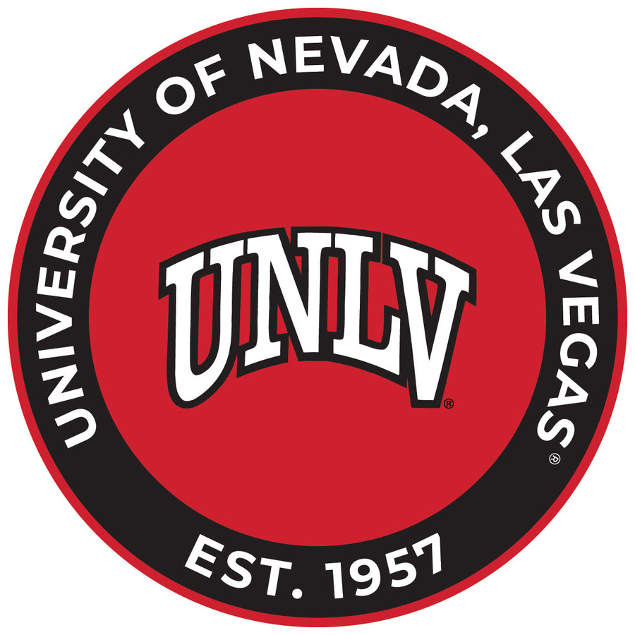 UNLV Rebels Round Vinyl Decal Sticker Officially Licensed Collegiate Product Image 1