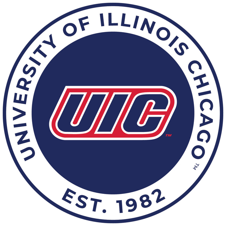 University of Illinois at Chicago Round Magnet Officially Licensed Collegiate Product Image 1