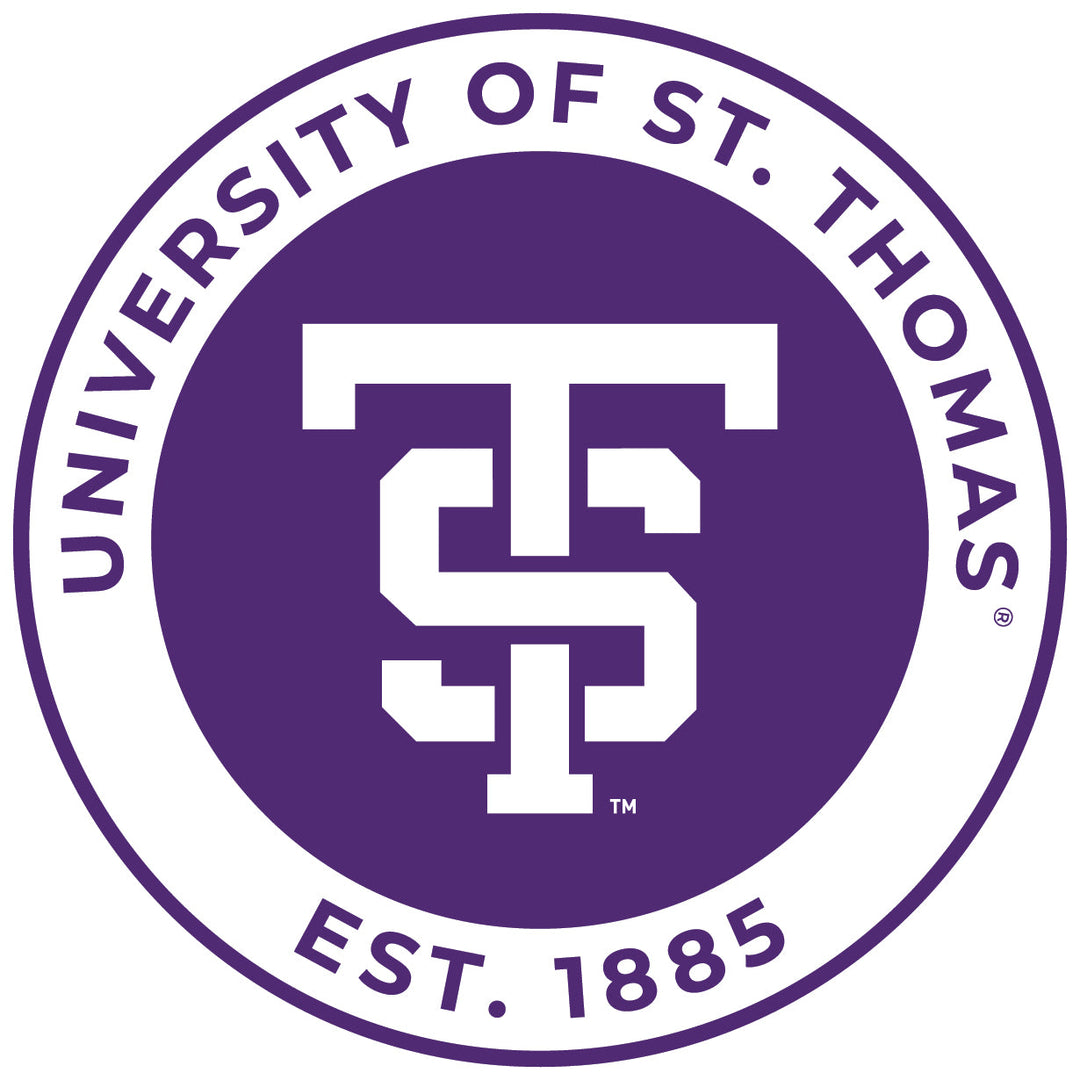 University of St. Thomas Round Magnet Officially Licensed Collegiate Product Image 1