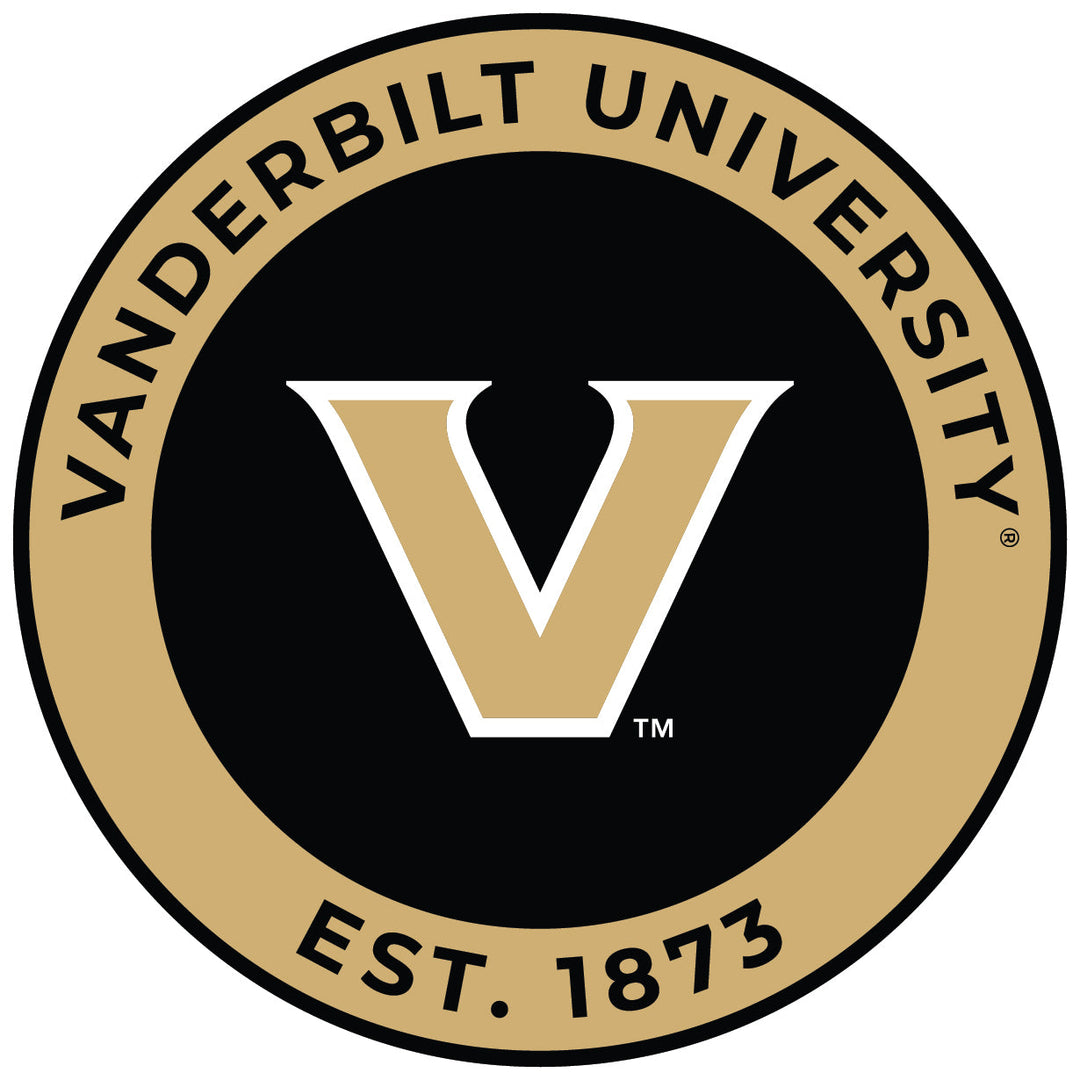 Vanderbilt University Round Magnet Officially Licensed Collegiate Product Image 1