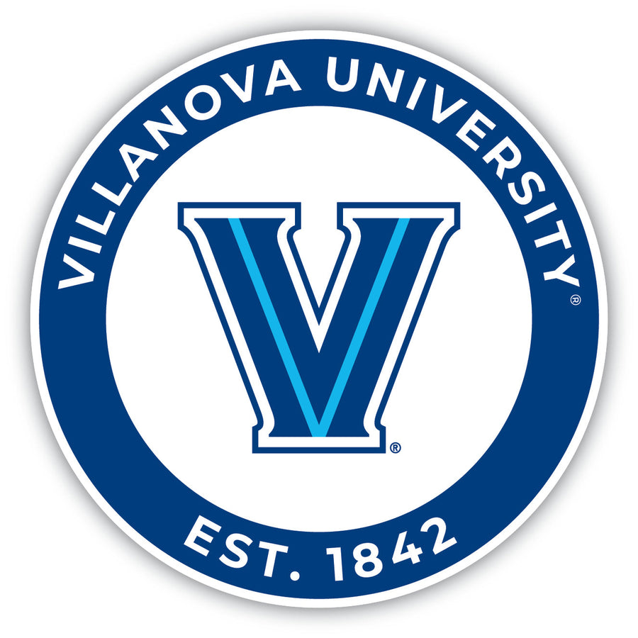 Villanova Wildcats Round Vinyl Decal Sticker Officially Licensed Collegiate Product Image 1