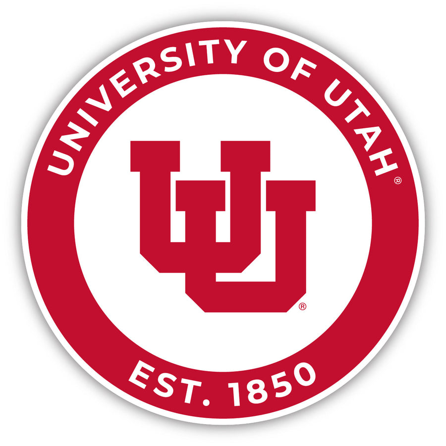 Utah Utes Round Magnet Officially Licensed Collegiate Product Image 1