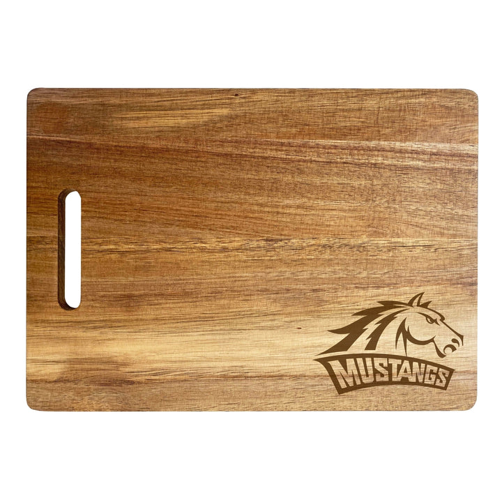 Western Mexico University Engraved Wooden Cutting Board 10" x 14" Acacia Wood Officially Licensed Collegiate Product Image 1