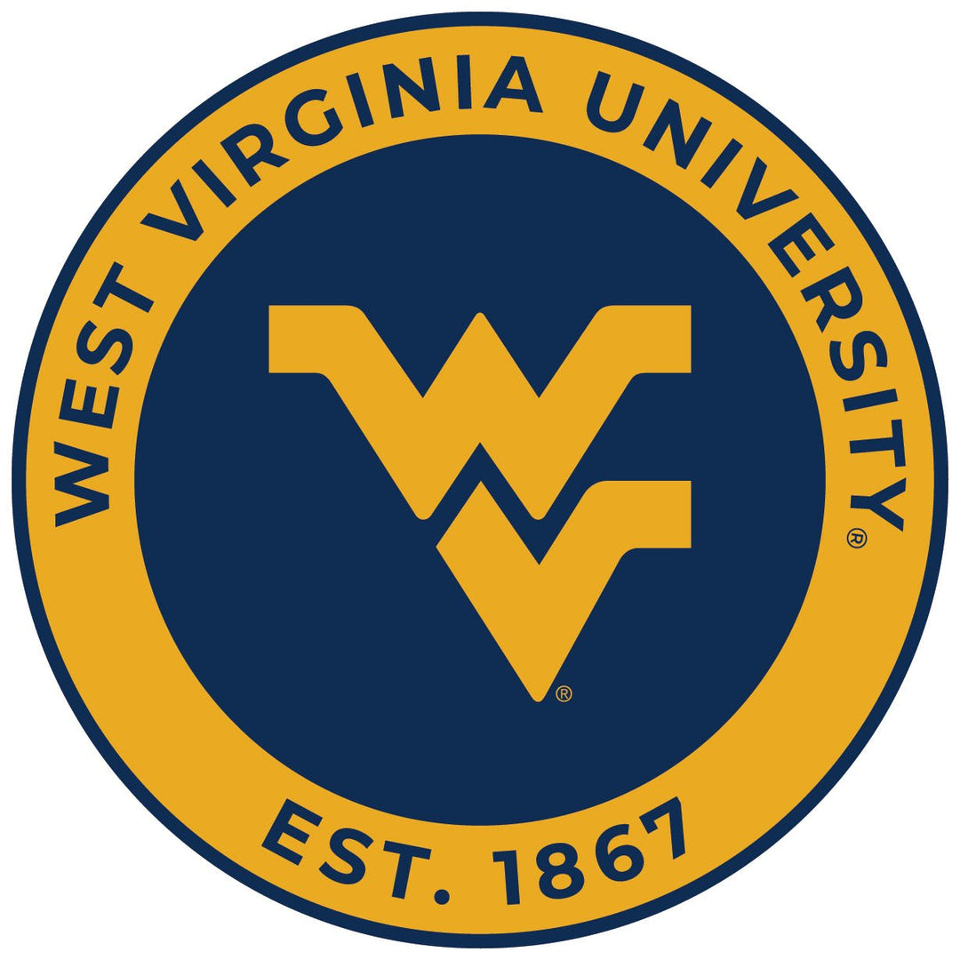 West Virginia Mountaineers Round Magnet Officially Licensed Collegiate Product Image 1