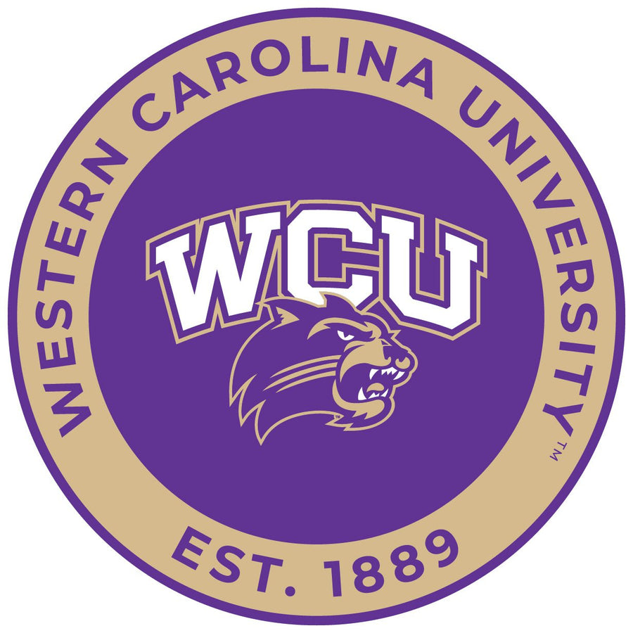 Western Carolina University Round Magnet Officially Licensed Collegiate Product Image 1