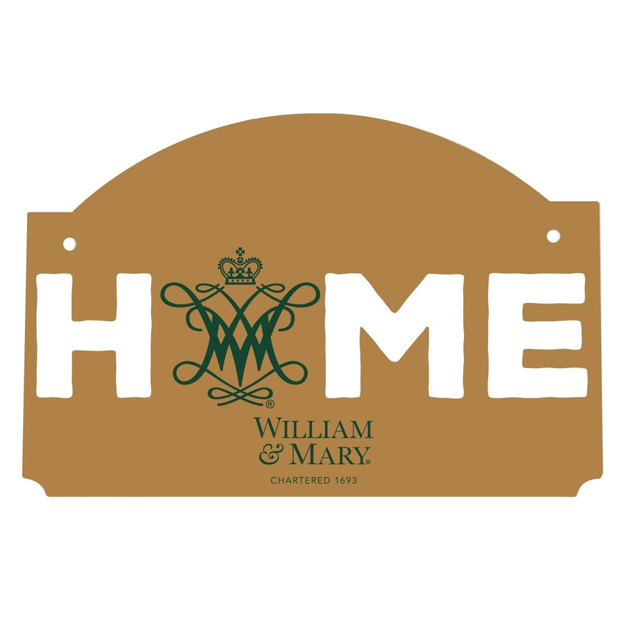 William and Mary Wood Sign Flat with String Officially Licensed Collegiate Product Image 1