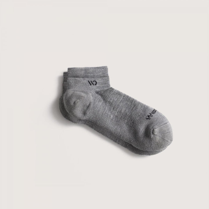 WIDE OPEN SOCKS Mens Solid Cushioned No Show Sock Light Grey - 9000-LIGHT GRAY LIGHT GRAY Image 4