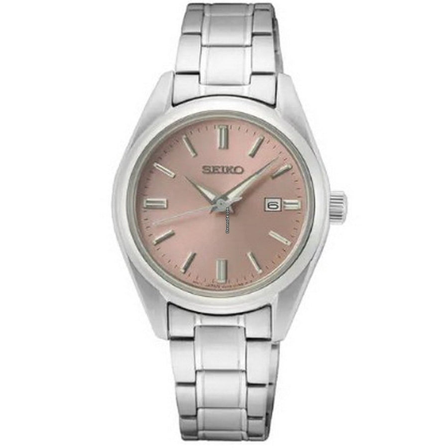 Seiko Mens Classic Red Dial Watch - SUR529P1 Image 1