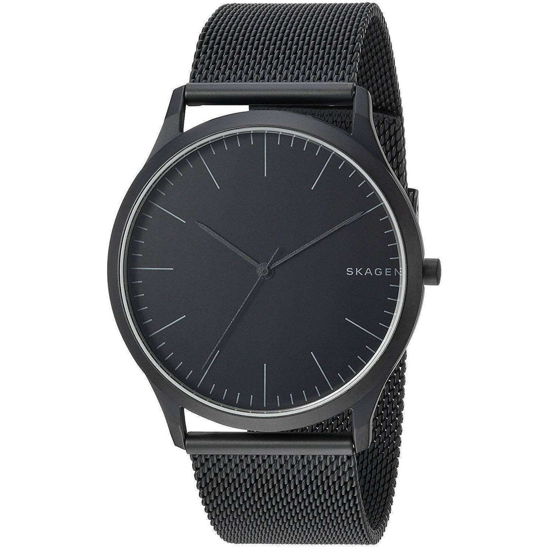 Skagen Jorn Black Dial Mens Watch SKW6422 Stainless Steel Mesh Water Resistant Image 1