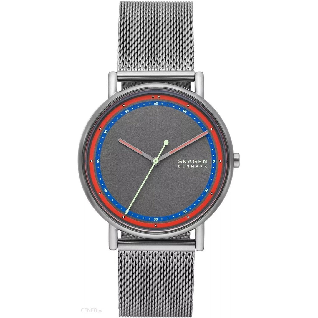 Skagen Mens Signatur SKW6900 Grey Dial Stainless Steel Quartz Watch Image 1