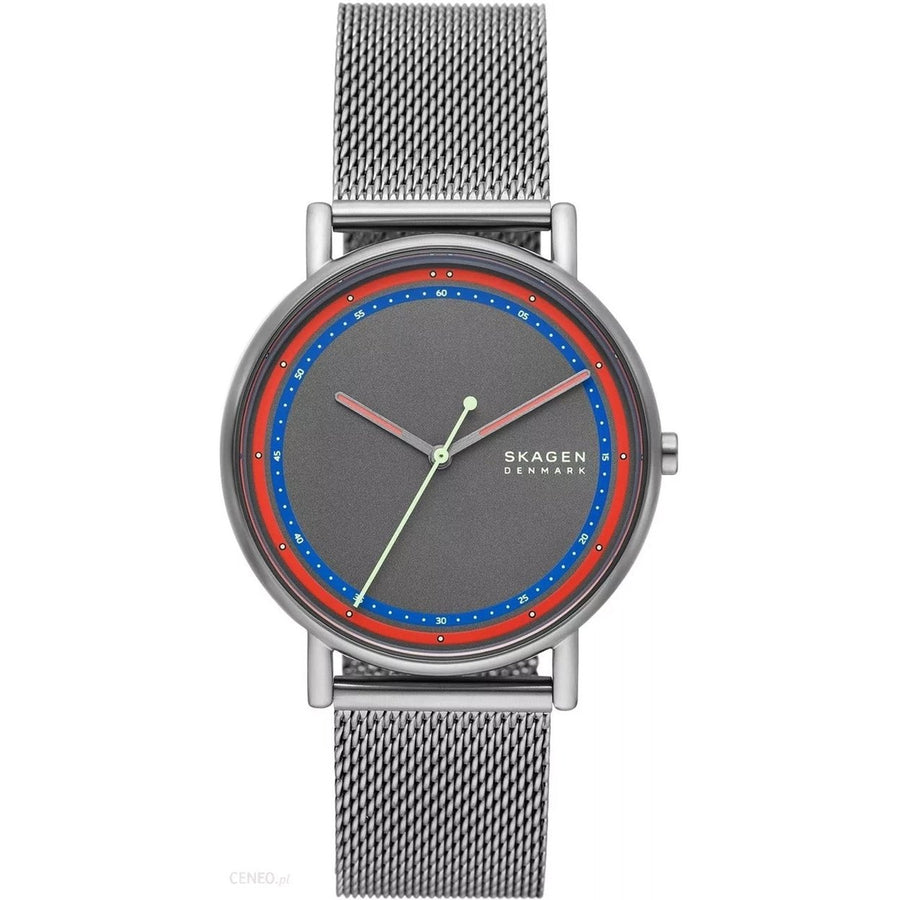 Skagen Mens Signatur SKW6900 Grey Dial Stainless Steel Quartz Watch Image 1