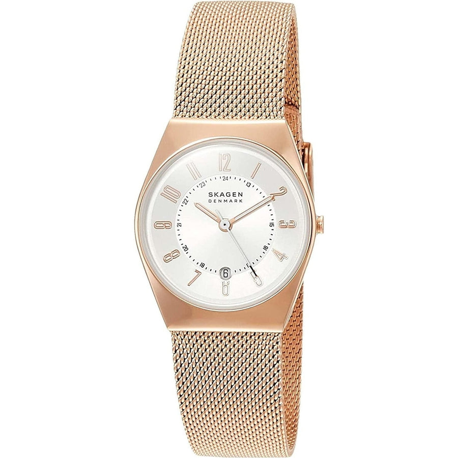 Skagen Lille Womens White Dial Stainless Steel Watch SKW3035 Water Resistant Image 1