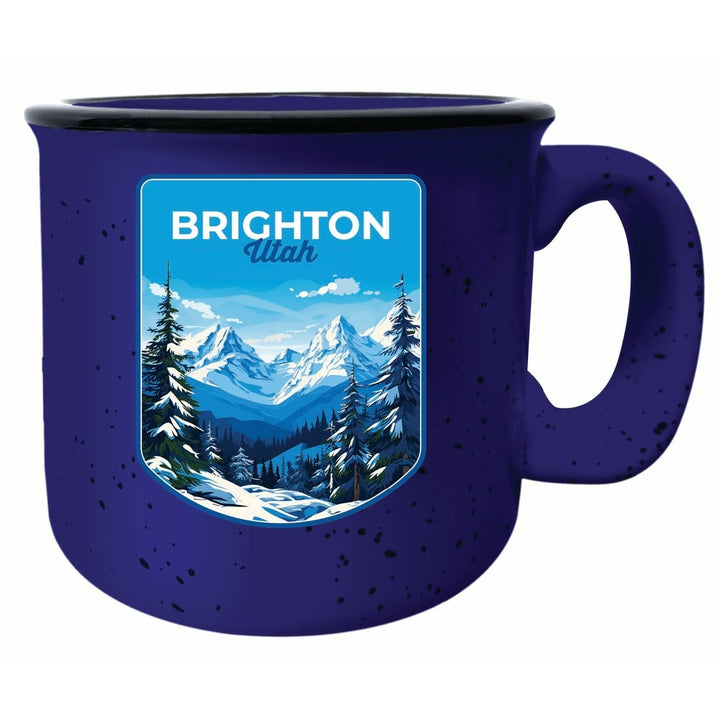 Brighton Utah Ski Resort Mountain Design Souvenir 16 oz Ceramic camping mug Image 2