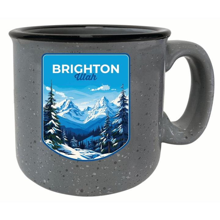 Brighton Utah Ski Resort Mountain Design Souvenir 16 oz Ceramic camping mug Image 3