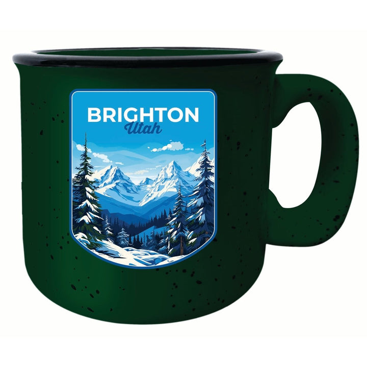 Brighton Utah Ski Resort Mountain Design Souvenir 16 oz Ceramic camping mug Image 4