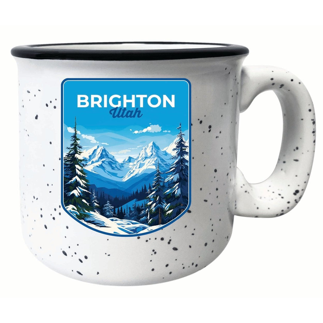 Brighton Utah Ski Resort Mountain Design Souvenir 16 oz Ceramic camping mug Image 6