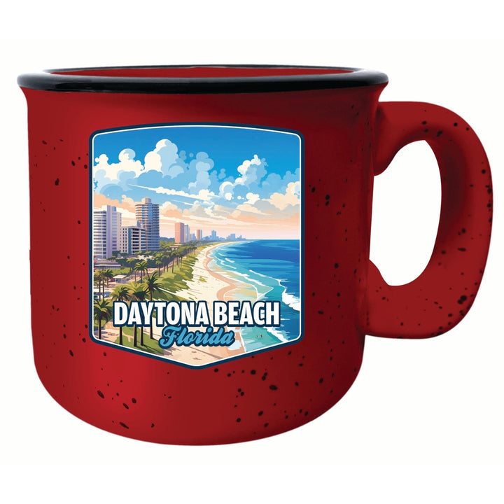 Daytona Beach Florida Ocean Shoreline Design Souvenir 16 oz Ceramic camping mug Image 3