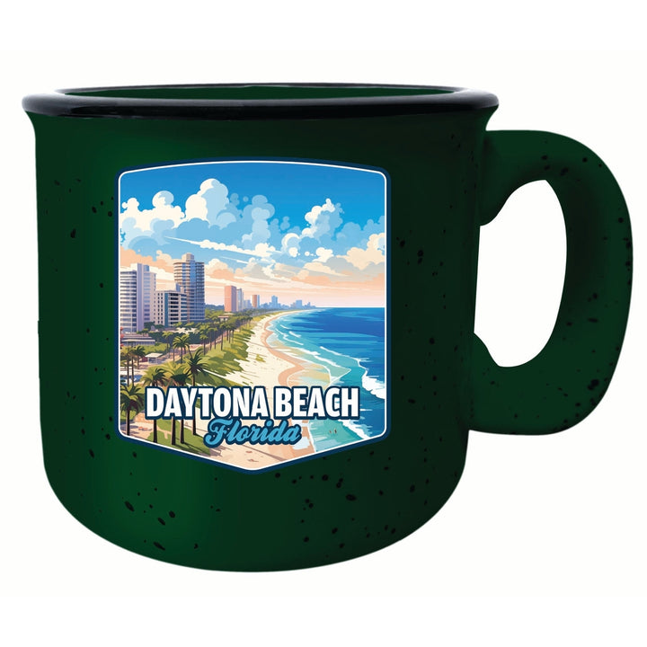 Daytona Beach Florida Ocean Shoreline Design Souvenir 16 oz Ceramic camping mug Image 4